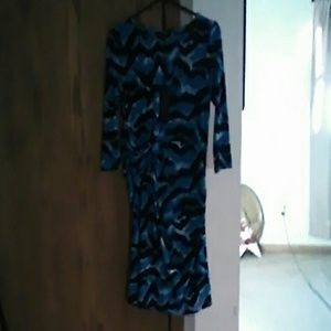 Jenny T side wrap dress